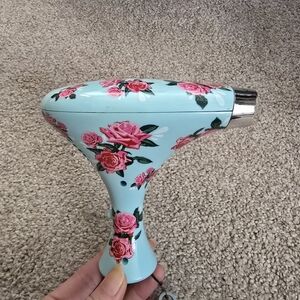 Vtg. Corioliss Mini Floral Hair Dryer and Case